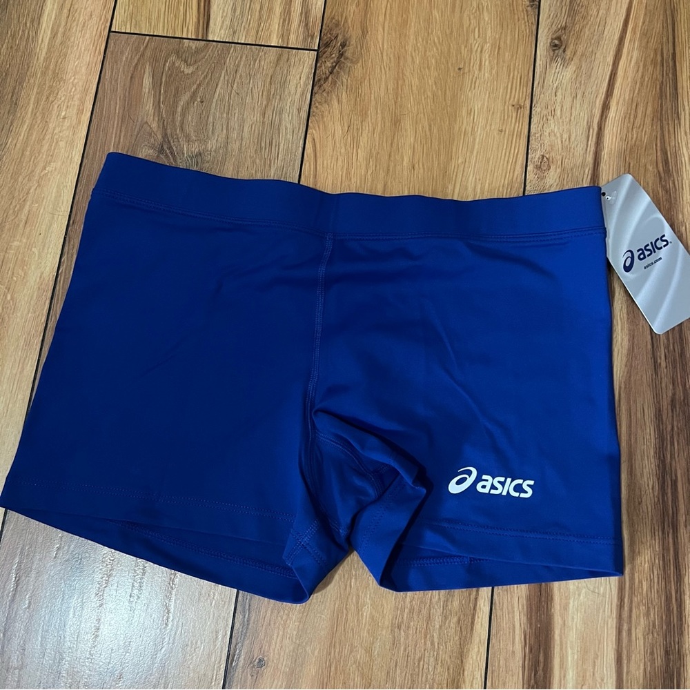 Blue ASICS spandex NWT